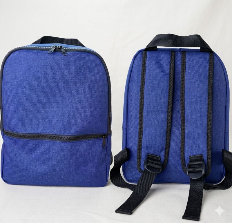 Mochila Azul  33cm x 26cm